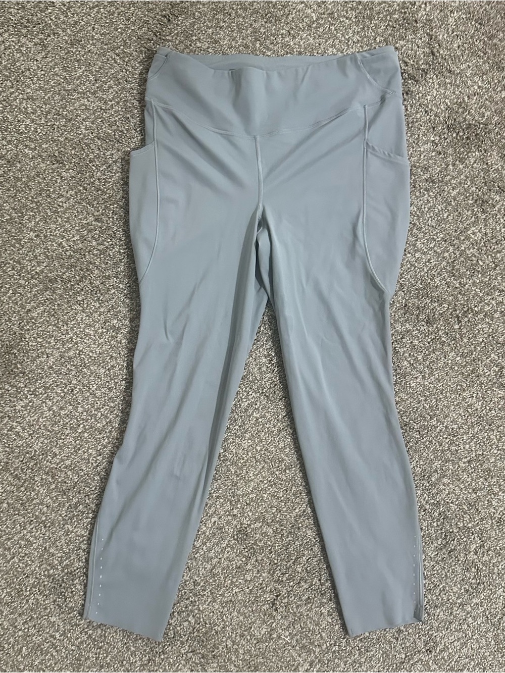 lululemon athletica Pale Blue High-Rise Leggings with Side Pockets